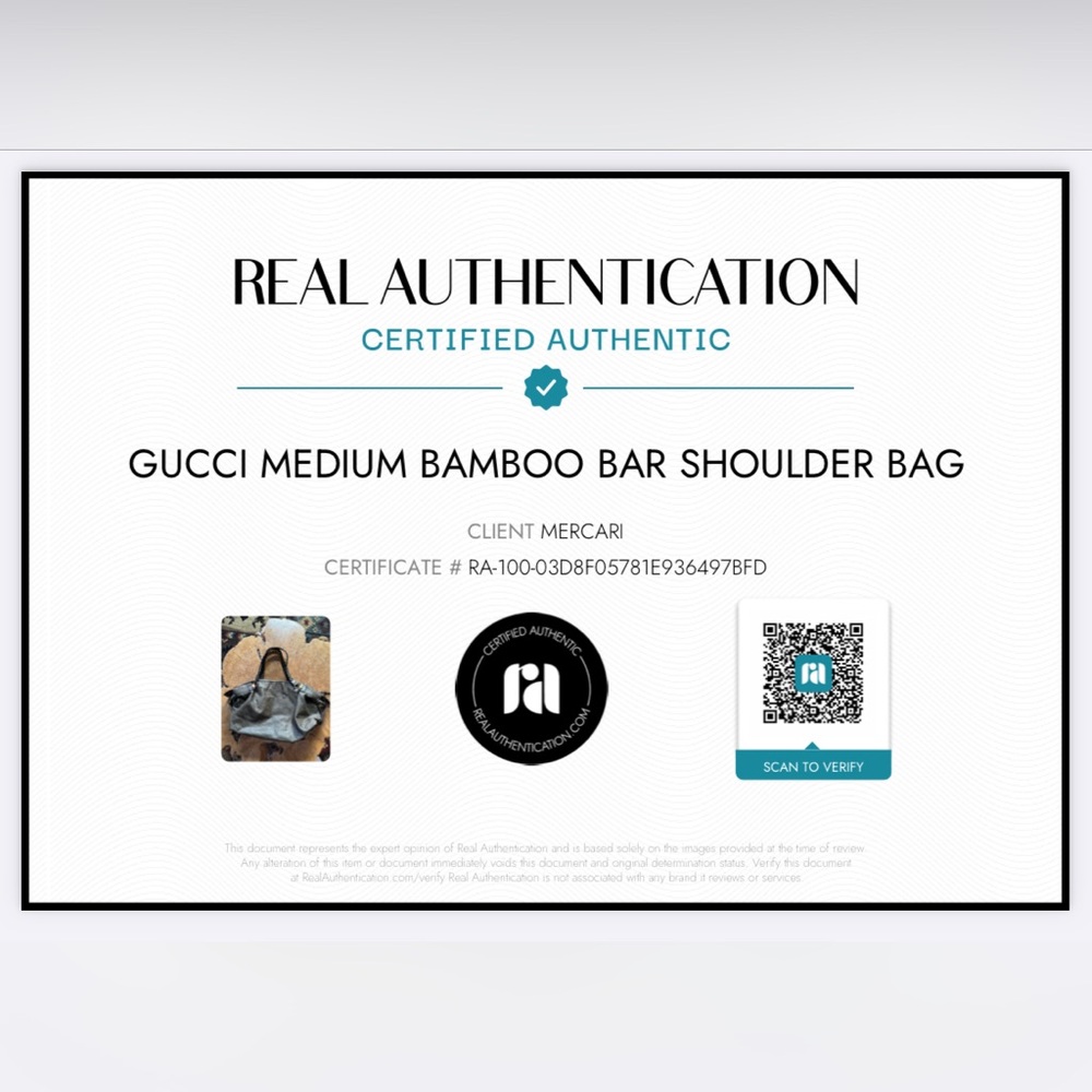 Authentic Gucci Medium Bamboo Bar Shoulder Bag - Picture 13 of 13
